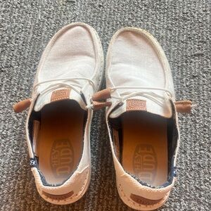 Hey Dude White Casual Shoes